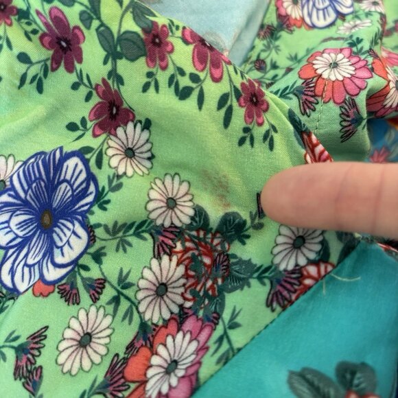 Johnny Was Rainbow Easy Cover Up Dress Womens Medium Boho Resort Travel - Picture 4 of 16